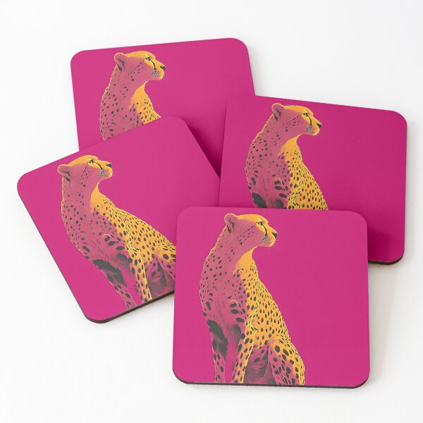 Item preview, pink wild cheetah designed and sold by Creativity  Island.