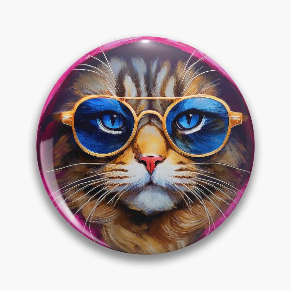 Item preview, Portrait painting Street Art Cat with hoodie & sunglasses  designed and sold by TYA - Take Your Art.