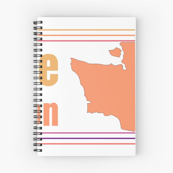 Item preview, Spokane Washington City Marked On State Map designed and sold by TheIconSmith.
