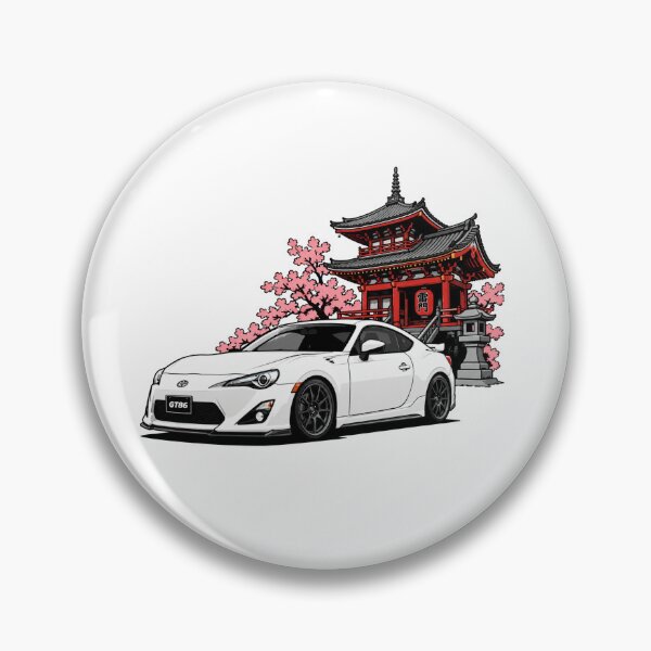 Item preview, Toyota GT86 Japanese Temple Sakura Design designed and sold by Slammed Sketches.