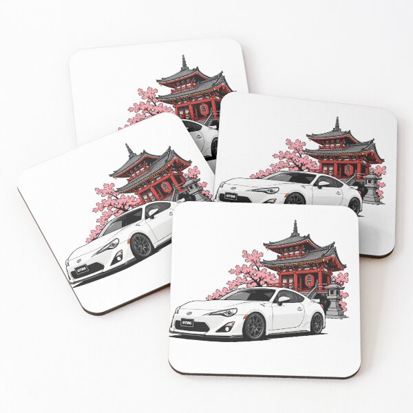 Item preview, Toyota GT86 Japanese Temple Sakura Design designed and sold by Slammed Sketches.
