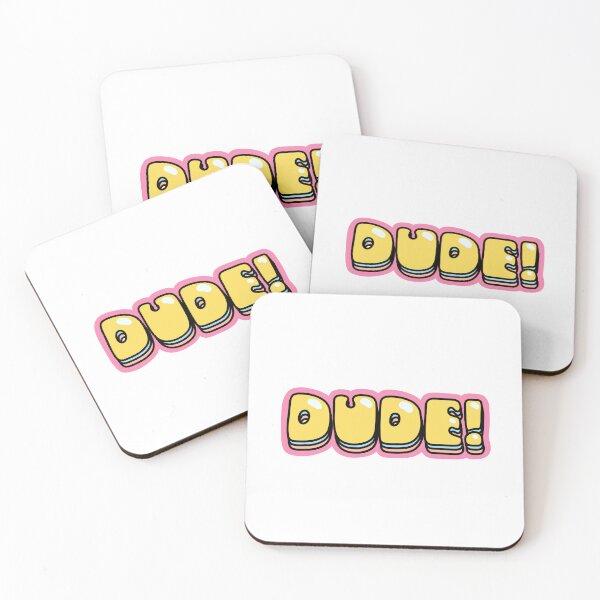 Item preview, Dude! Retro Lettering designed and sold by 80sKidd.