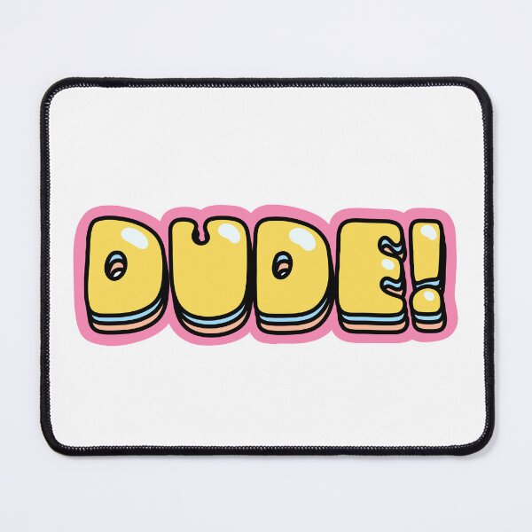 Item preview, Dude! Retro Lettering designed and sold by 80sKidd.