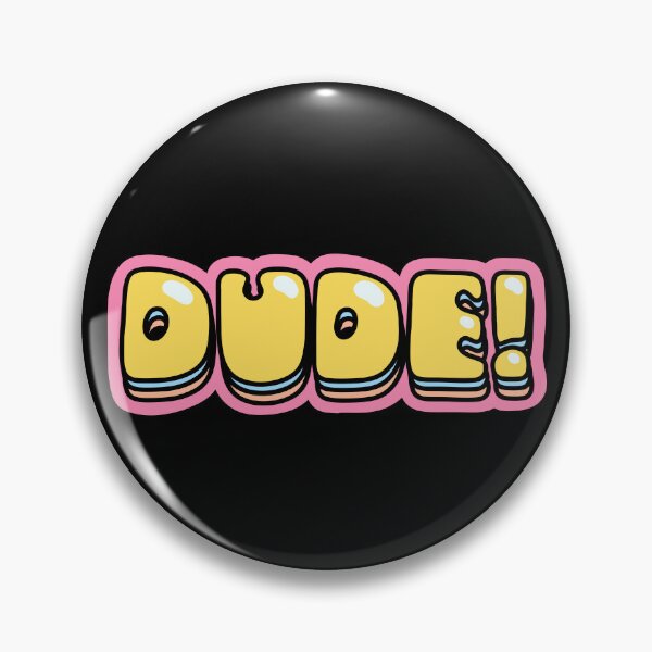 Item preview, Dude! Retro Lettering designed and sold by 80sKidd.
