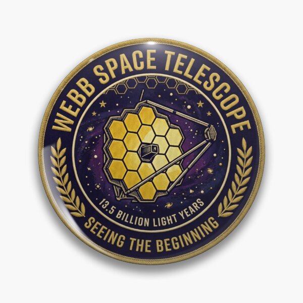 Item preview, Webb Space Telescope Patch Seeing the Beginning designed and sold by CalmCapy Co.