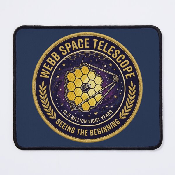 Item preview, Webb Space Telescope Patch Seeing the Beginning designed and sold by CalmCapy Co.