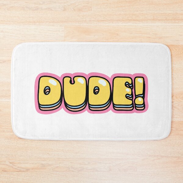 Item preview, Dude! Retro Lettering designed and sold by 80sKidd.