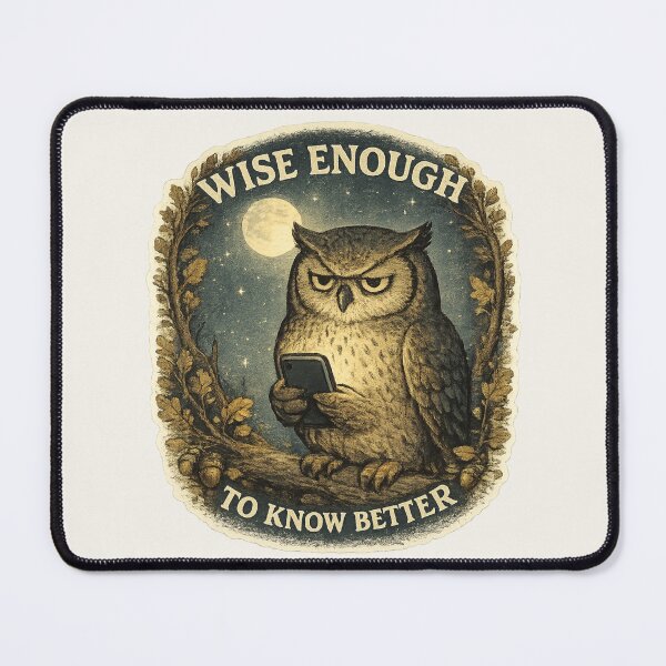 Item preview, Wise Enough to Know Better designed and sold by ChirpInc.