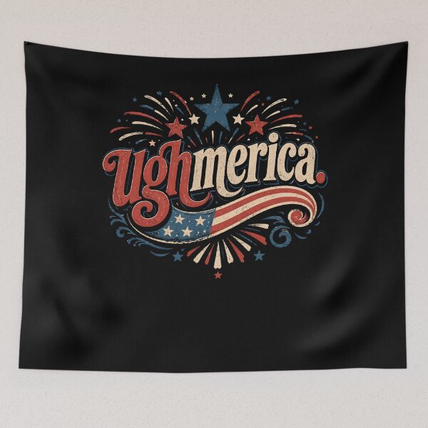 Item preview, Ughmerica Shirt, Anti 4th of July Shirt, Anti Trump Shirt, Anti Fourth of July, Protest  designed and sold by THREE LITTLE BEANS.