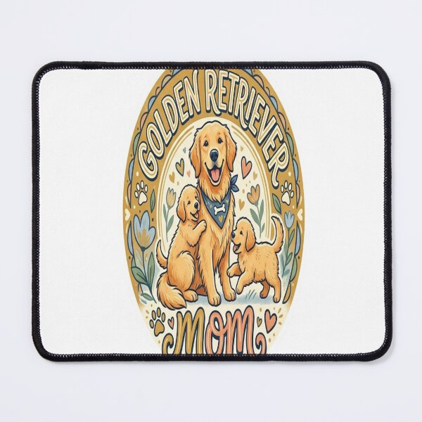 Item preview, Golden Retriever Mom Sticker | Cute Dog Mom Gift | Golden Retriever Puppy Lover Decal | Pet Parent Waterproof Sticker designed and sold by FashionEmpire86.