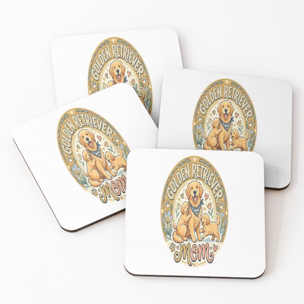 Item preview, Golden Retriever Mom Sticker | Cute Dog Mom Gift | Golden Retriever Puppy Lover Decal | Pet Parent Waterproof Sticker designed and sold by FashionEmpire86.