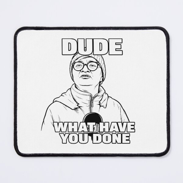 Item preview, Dude What Have You Done - Funny Grandma Comic Meme designed and sold by Sierodzyna.