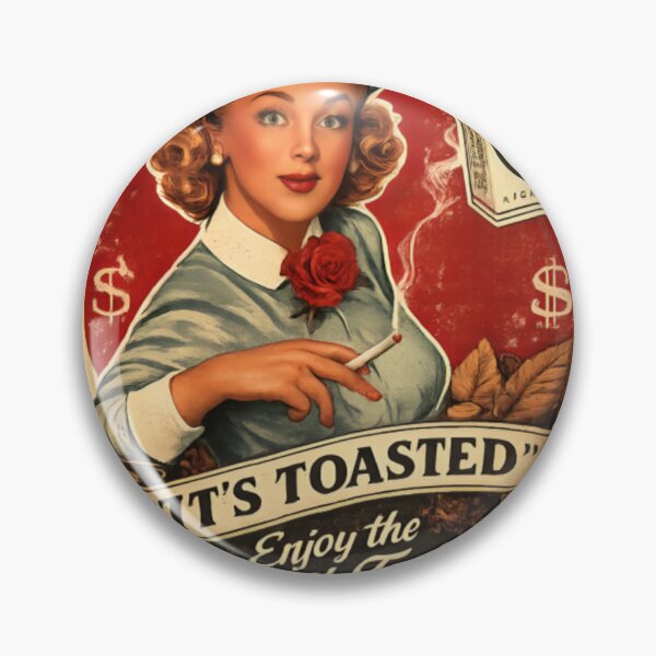 Item preview, Lucky Strike Vintage Pin-Up Girl Retro Tobacco Style Graphic designed and sold by CatLovers Studio.