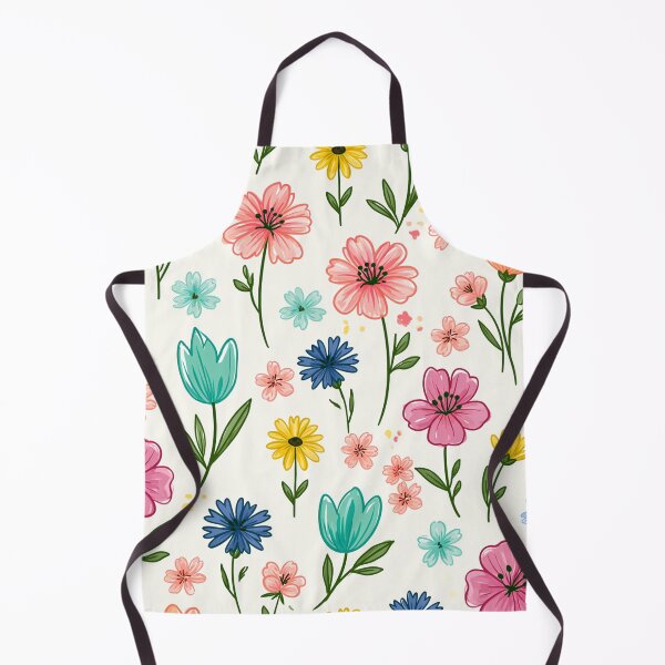 Item preview, Soft Romantic Cute Hand-Drawn Flowers Seamless Pattern designed and sold by GrinGalore.