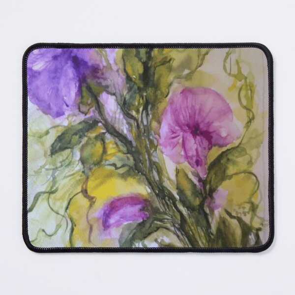 Item preview, Elegant Purple and Magenta Petals Watercolor Sketch designed and sold by AuraVistaF.