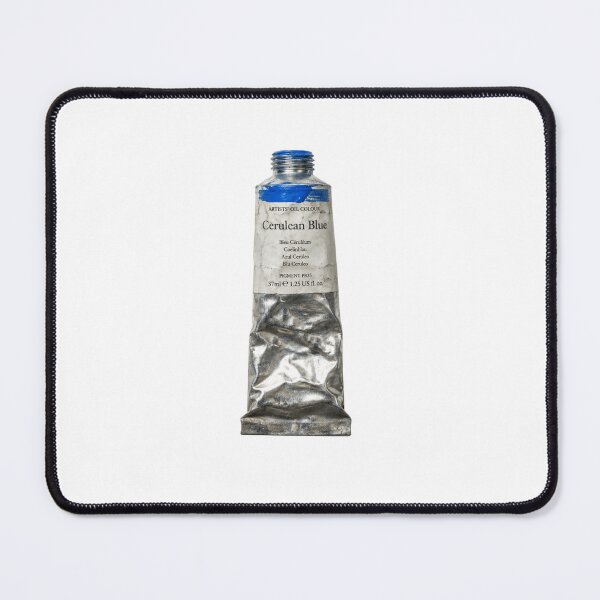 Item preview, Cerulean Blue Squeezed Oil Paint Tube designed and sold by Unreasonableart.