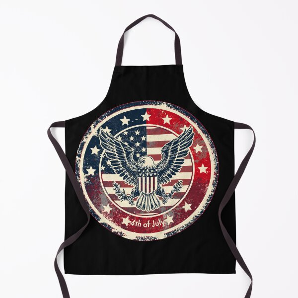 Item preview, Retro 4th of July Patriotic Eagle Seal Graphic designed and sold by QuirkyCloud Designs.