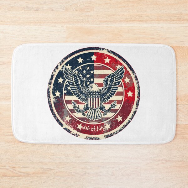 Item preview, Retro 4th of July Patriotic Eagle Seal Graphic designed and sold by QuirkyCloud Designs.