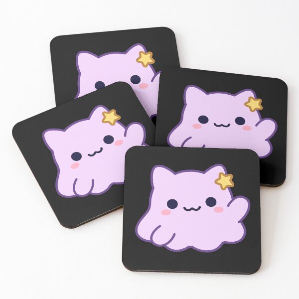 Item preview, Litchi Pink Cute Kawaii Cat Octopus Blob designed and sold by MimochiStudio.