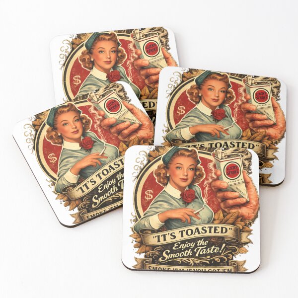 Item preview, Lucky Strike Vintage Pin-Up Girl Retro Tobacco Style Graphic designed and sold by CatLovers Studio.