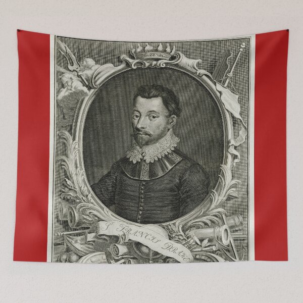 Item preview, Francis Drake, defeated Spanish Armada in 1588 designed and sold by TerryKerrImages.