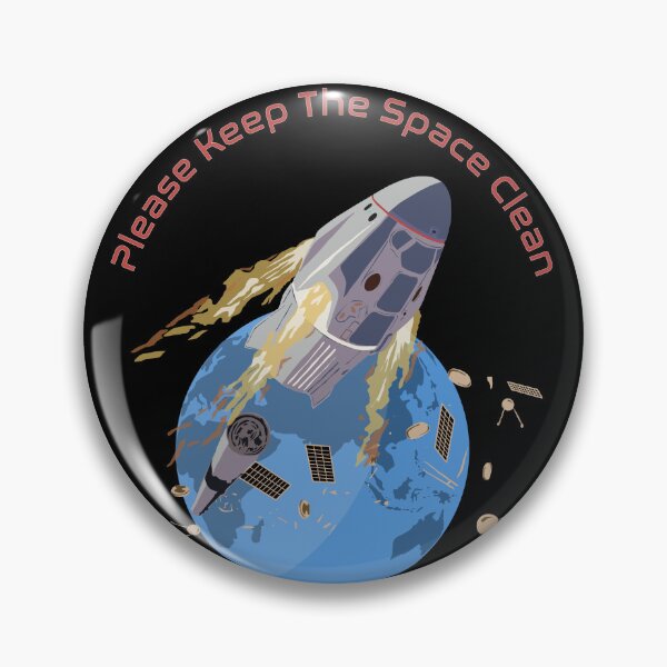 Item preview, Space Junk Awareness Illustration designed and sold by Ngeblart.