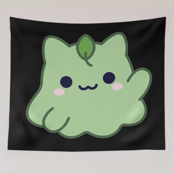 Item preview, Matcha Green Cute Kawaii Cat Octopus Blob designed and sold by MimochiStudio.