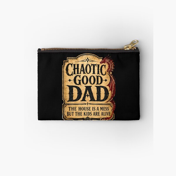 Item preview, Chaotic Good Dad Shirt, The House Is A Mess But The Kids Are Alive Tee, Funny RPG Gamer Father's Day Gift, Retro Dragon designed and sold by THREE LITTLE BEANS.