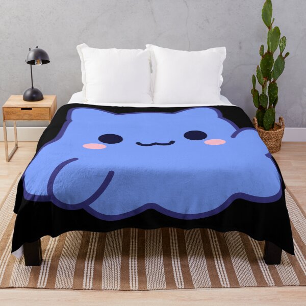 Item preview, Mochi Blue Cute Kawaii Cat Octopus Blob designed and sold by MimochiStudio.
