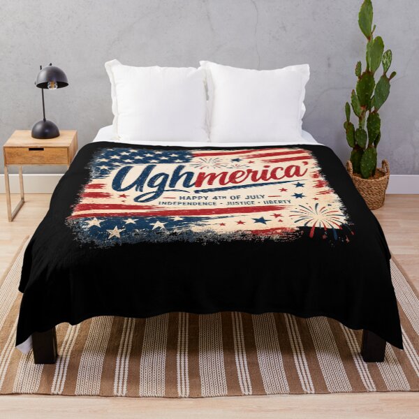 Item preview, Ughmerica Shirt, Anti 4th of July Shirt, Anti Trump Shirt, Anti Fourth of July, Protest designed and sold by THREE LITTLE BEANS.
