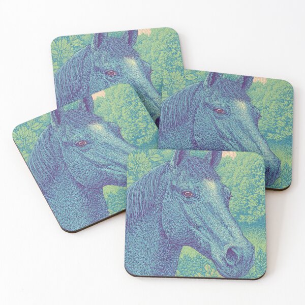 Item preview, Noble Horse Portrait – Vintage Equine Art Print designed and sold by Soul Garden Studio.