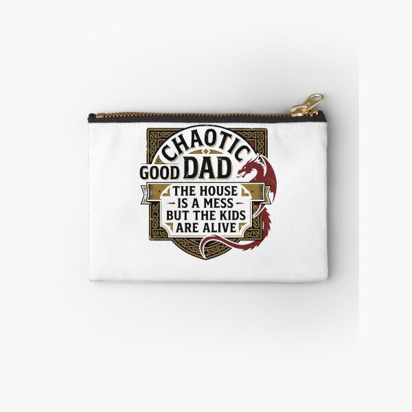 Item preview, Chaotic Good Dad Shirt, The House Is A Mess But The Kids Are Alive Tee, Funny RPG Gamer Father's Day Gift, Retro Dragon designed and sold by THREE LITTLE BEANS.