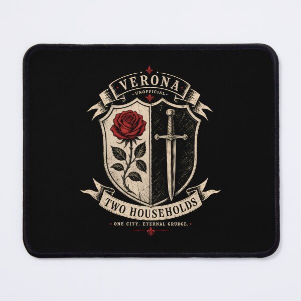 Item preview, Two Households Romeo and Juliet Verona Crest Shield Art designed and sold by Fenay Designs.