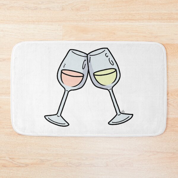 Item preview, Cartoon Wine Glasses designed and sold by Elliebellie33.