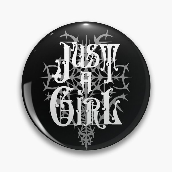 Item preview, Just A Girl vintage Gothic Blackletter Typography Design  designed and sold by Colorfulman.