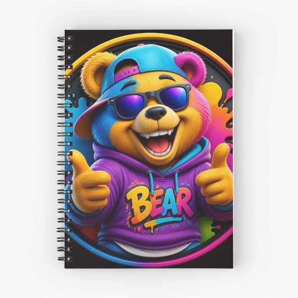 Item preview, Colorful Graffiti Bear Thumbs Up Streetwear designed and sold by AgnesB77.
