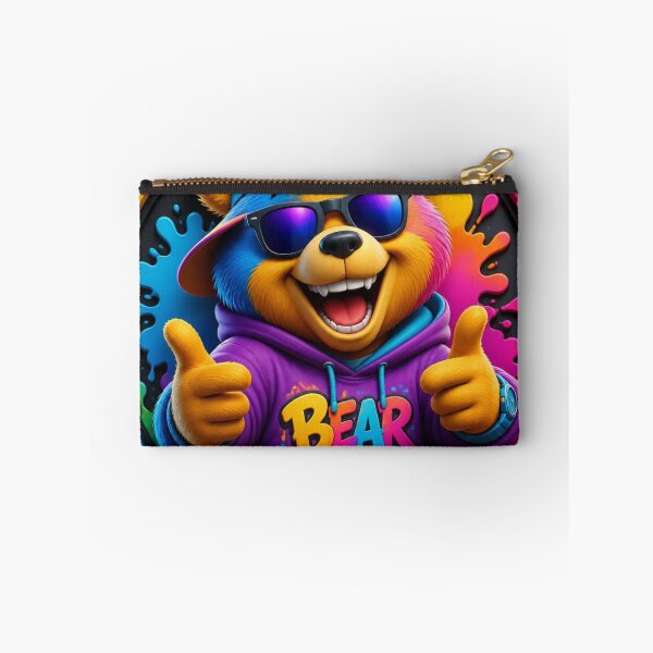 Item preview, Colorful Graffiti Bear Thumbs Up Streetwear designed and sold by AgnesB77.