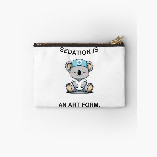 Item preview, Sedation Is An Art Form Funny Nurse Koala designed and sold by tsm2015.