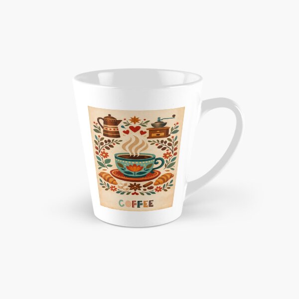 Item preview, Wall Art - Postcard - Coffee Rituals: Folk Art Brew designed and sold by ForeverPrintsOK.