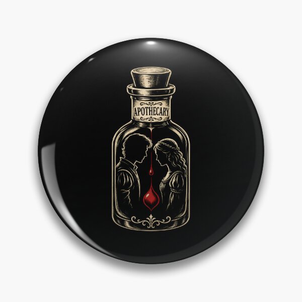 Item preview, Apothecary Poison Bottle Romeo and Juliet Shakespeare Art designed and sold by Fenay Designs.
