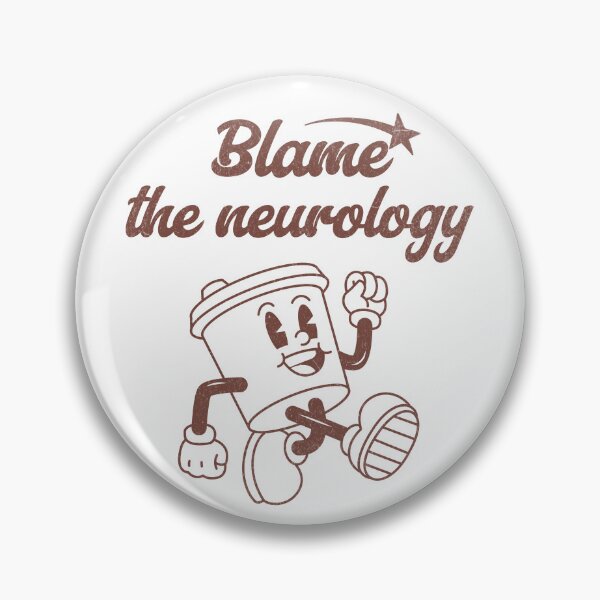 Item preview, Blame the Neurology Funny Coffee Lover Gift T-Shirt Retro Running Cup Sarcastic Humor Tee designed and sold by lenalenspod.