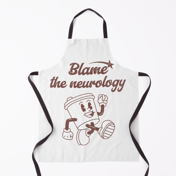 Item preview, Blame the Neurology Funny Coffee Lover Gift T-Shirt Retro Running Cup Sarcastic Humor Tee designed and sold by lenalenspod.