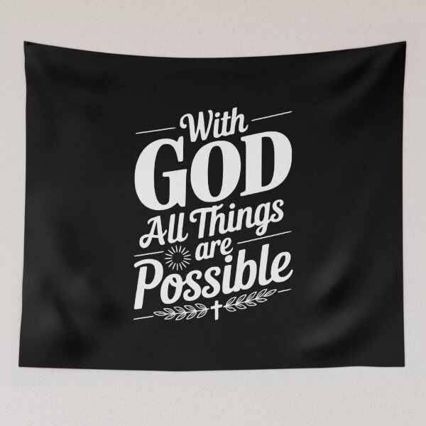 Item preview, With God Everything Is Possible designed and sold by Frank Ring.
