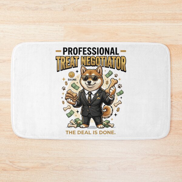 Item preview, Shiba Inu Professional Treat Negotiator designed and sold by pradeepvisuals.