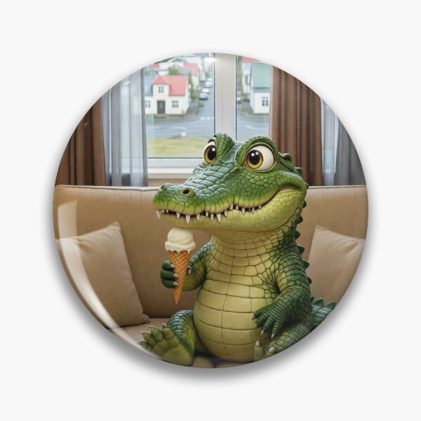 Item preview, Baby Crocodile on the couch designed and sold by UdertakerSHOP.