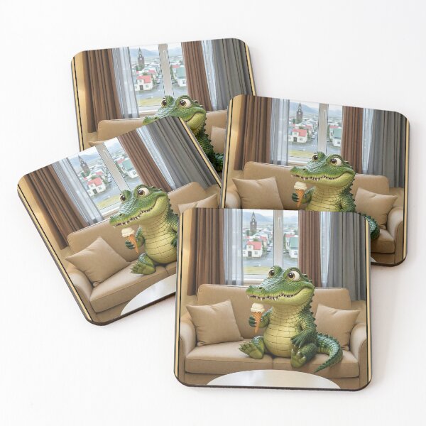 Item preview, Baby Crocodile on the couch designed and sold by UdertakerSHOP.