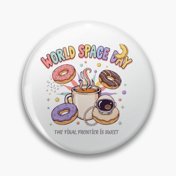 Item preview, World Space Day Donut Galaxy — The Final Frontier Is Sweet T-Shirt V2 designed and sold by DarylWelsh2024.
