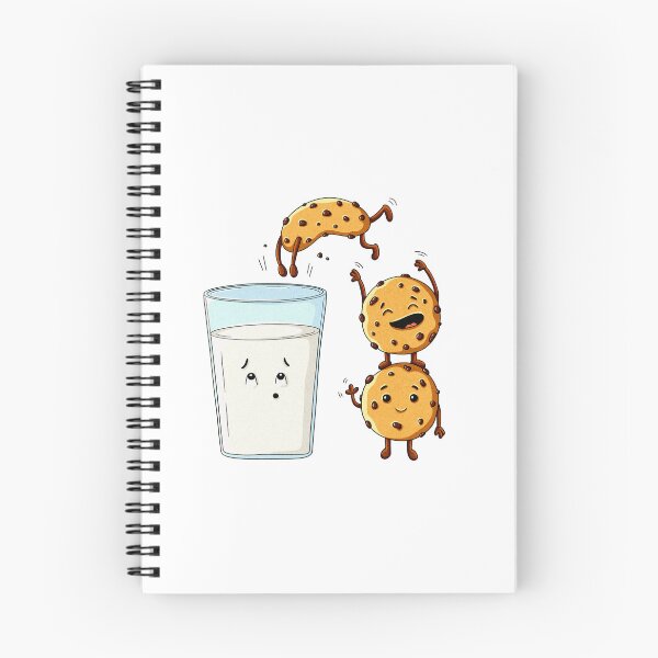 Item preview, Happy Cookies Jumping Into Milk Glass designed and sold by OKartashova.