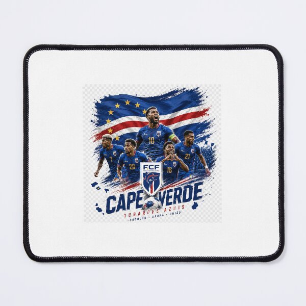 Item preview, Cape Verde National Football Team designed and sold by Blue Nation Art.