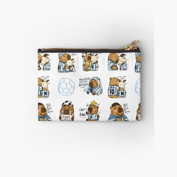 Item preview, Capybara Argentina World Cup 2026 Sticker Pack | Cute GOAT Football Fan Collection designed and sold by chupichapa.